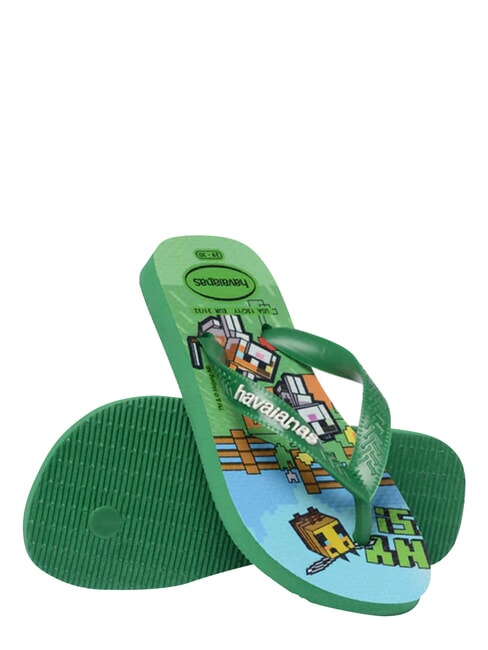 MINECRAFT Infradito green 4 - Scarpe Bambino