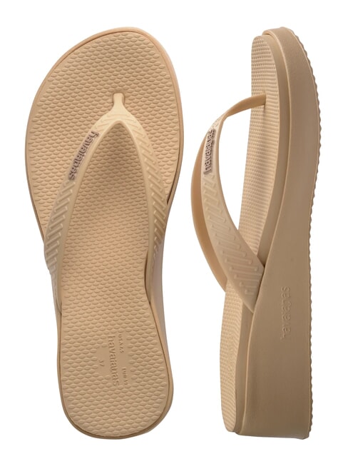 HIGH PLATFORM Infradito golden - Scarpe Donna