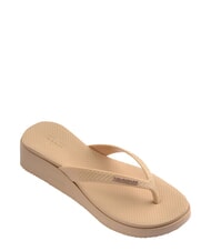 HAVAIANAS HIGH PLATFORM Infradito golden - Scarpe Donna - 3