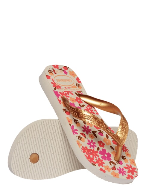 FLORES Infradito beige/golden - Scarpe Bambino