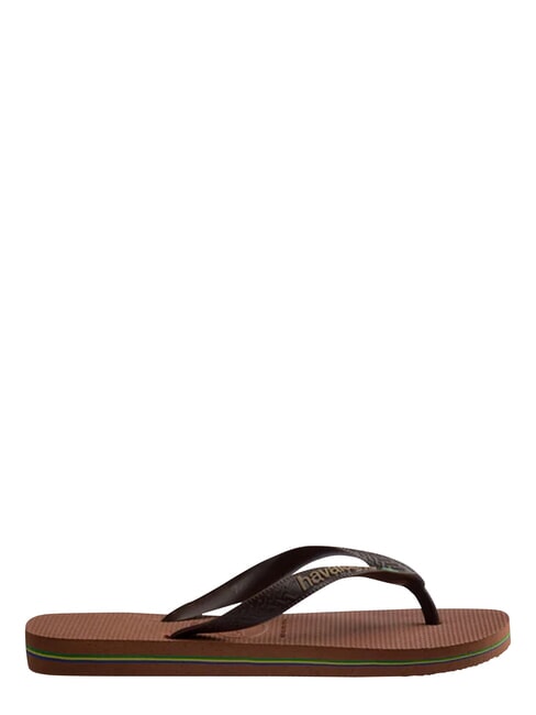 BRASIL LOGO Infradito  rust/dark brown - Scarpe Unisex