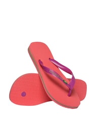 HAVAIANAS BRASIL LOGO Infradito  coral/pink - Scarpe Unisex - 4