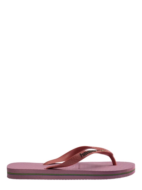 BRASIL LOGO Infradito  rose chiffom - Scarpe Unisex