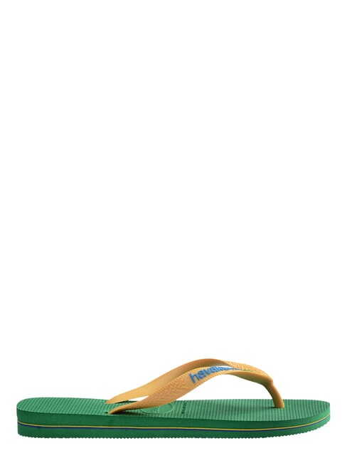 BRASIL LOGO Infradito  green/yellow - Scarpe Unisex