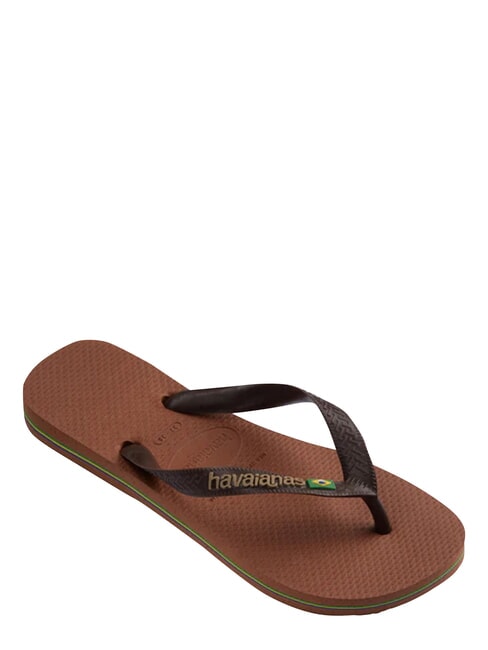 BRASIL LOGO Infradito  rust/dark brown - Scarpe Unisex