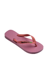 HAVAIANAS BRASIL LOGO Infradito  rose chiffom - Scarpe Unisex - 3