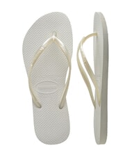 HAVAIANAS SLIM Infradito white - Scarpe Donna - 5