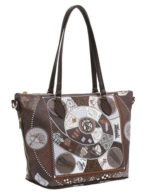 FASHIONOPOLY Shopping Bag choco - Borse Donna
