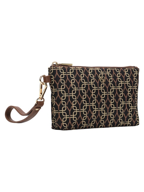 AUDREY Necessaire con polsierina tabacco - Beauty Case