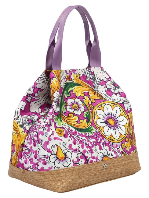 ORTIGIA L Borsa shopping, a spalla lillac - Borse Donna
