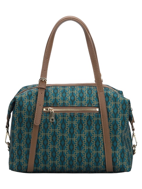 AUDREY Borsa a spalla logo all over lapis - Borse Donna