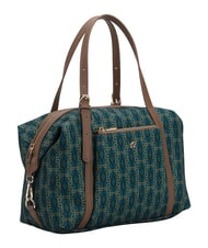 YNOT AUDREY Borsa a spalla logo all over lapis - Borse Donna - 3