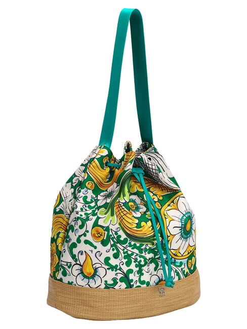 ORTIGIA Borsa a secchiello emerald - Borse Donna