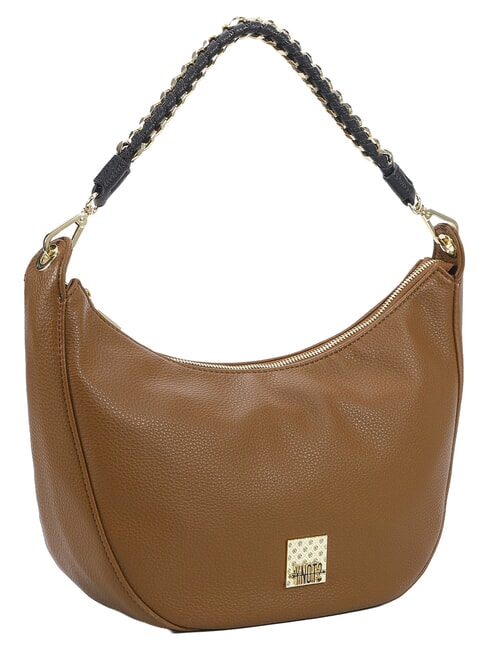 RACHEL Borsa mezzaluna grande con tracolla tan - Borse Donna