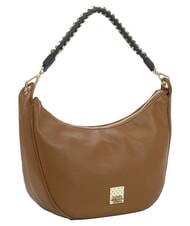 YNOT RACHEL Borsa mezzaluna grande con tracolla tan - Borse Donna - 2