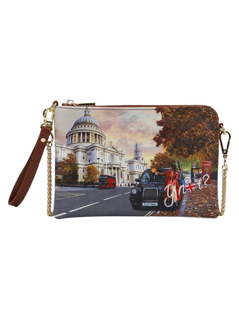 YESBAG Pochette a mano, con tracolla london tourist - Borse Donna