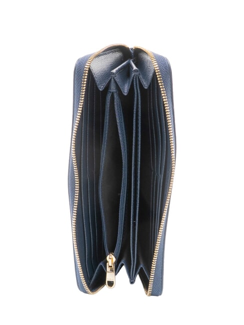 GARDENIA Portafoglio grande in pelle zip around ink blue - Portafogli Donna