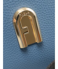 FURLA GARDENIA Borsa camera case in pelle stampa keria denim+toni ghiaccio - Borse Donna - 3