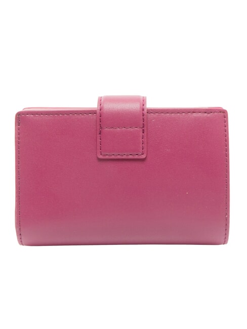 MIASOFIA Portafoglio in pelle raspberry - Portafogli Donna