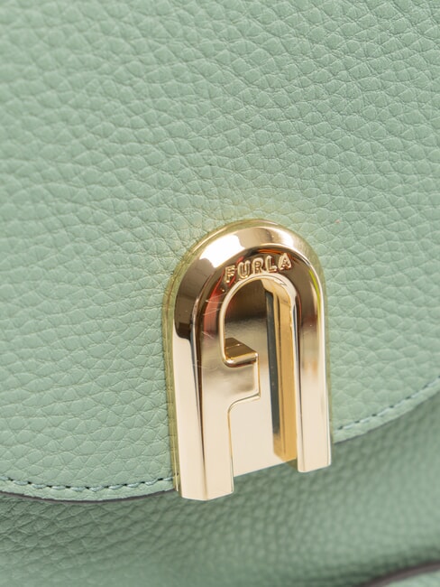 GARDENIA Mini Bag a spalla, in pelle mineral green - Borse Donna