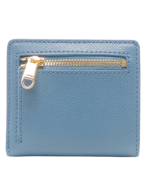 GARDENIA Portafoglio verticale in pelle denim - Portafogli Donna