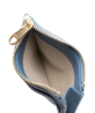FURLA GARDENIA Portacard piatto in pelle denim - Portafogli Donna - 2