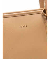 FURLA CLASSIC Borsa shopper in pelle stampa andromeda deserto - Borse Donna - 5