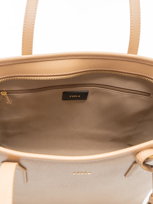 CLASSIC Borsa shopper in pelle stampa andromeda deserto - Borse Donna
