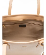 FURLA CLASSIC Borsa shopper in pelle stampa andromeda deserto - Borse Donna - 6