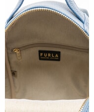 FURLA FRIDA Zainetto in pelle denim - Borse Donna - 3