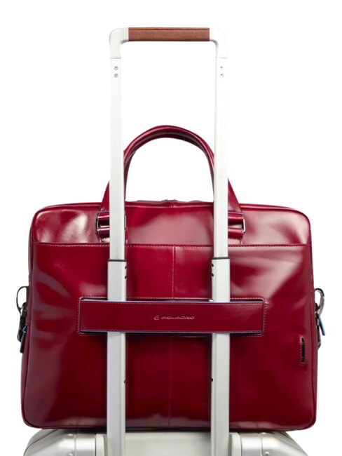BLUE SQUARE Cartella in pelle porta PC 14" ROSSO - Cartelle Lavoro