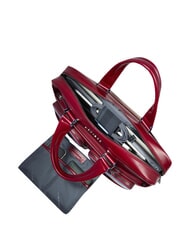 PIQUADRO BLUE SQUARE Cartella in pelle porta PC 14" ROSSO - Cartelle Lavoro - 3