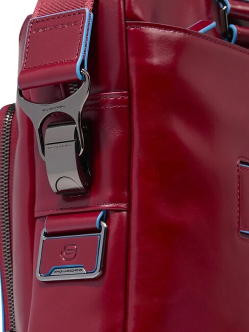 BLUE SQUARE Cartella in pelle porta PC 14" ROSSO - Cartelle Lavoro