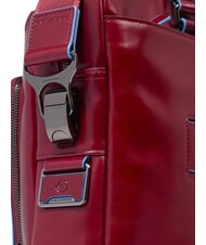 PIQUADRO BLUE SQUARE Cartella in pelle porta PC 14" ROSSO - Cartelle Lavoro - 6