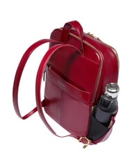 PIQUADRO BLUE SQUARE  Zaino porta PC 14", in pelle ROSSO - Zaini da lavoro porta PC - 3