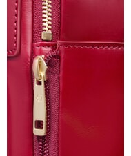 PIQUADRO BLUE SQUARE  Zaino porta PC 14", in pelle ROSSO - Zaini da lavoro porta PC - 7
