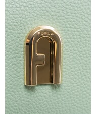 FURLA GARDENIA Borsa camera case in pelle stampa keria mineral green+toni ghiaccio - Borse Donna - 3
