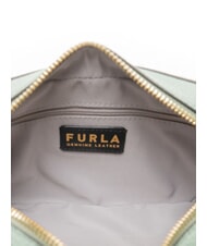 FURLA GARDENIA Borsa camera case in pelle stampa keria mineral green+toni ghiaccio - Borse Donna - 5