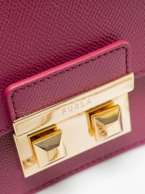 BELLA  Mini Bag a tracolla, in pelle raspberry - Borse Donna