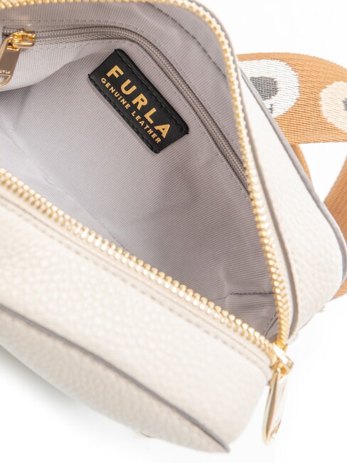 GARDENIA Borsa camera case in pelle stampa keria perla e+toni cognac - Borse Donna