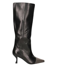 MARC ELLIS ME25 Stivale alto, tacco 6.5, in pelle black - Scarpe Donna - 3