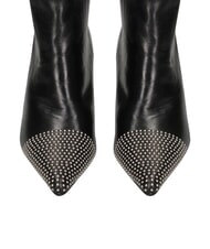 MARC ELLIS ME25 Stivale alto, tacco 6.5, in pelle black - Scarpe Donna - 5