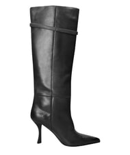 MARC ELLIS ME25 Stivale alto, tacco 9, in pelle black - Scarpe Donna - 4