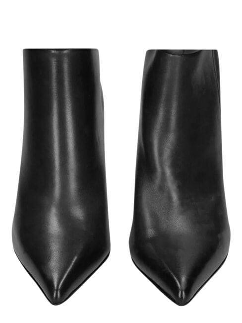 ME25 Stivale alto, tacco 9, in pelle black - Scarpe Donna