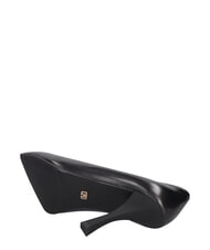 MARC ELLIS ME25 D&eacute;collett&eacute; tacco 9, in pelle black - Scarpe Donna - 5