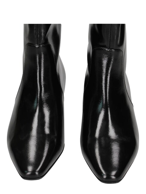 ME25 Stivaletto tacco 3, in pelle black - Scarpe Donna