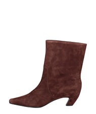 MARC ELLIS ME25 Stivaletto tacco 5, in pelle darkbrown - Scarpe Donna - 4