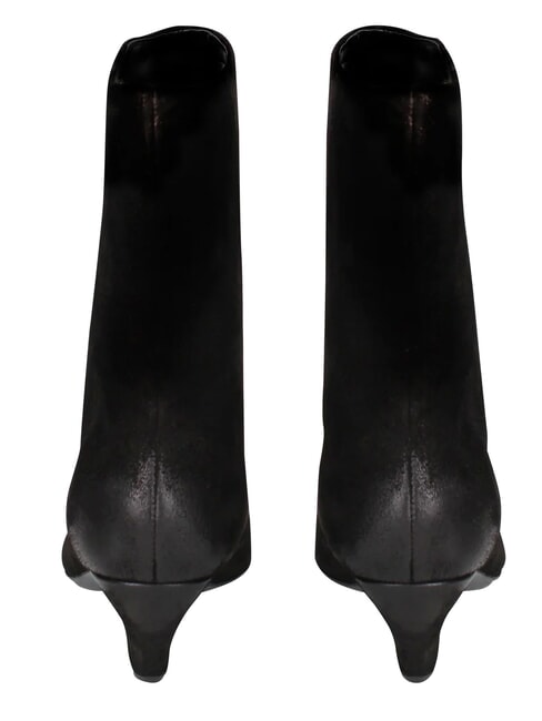 ME25 Stivaletto tacco 5, in pelle black - Scarpe Donna