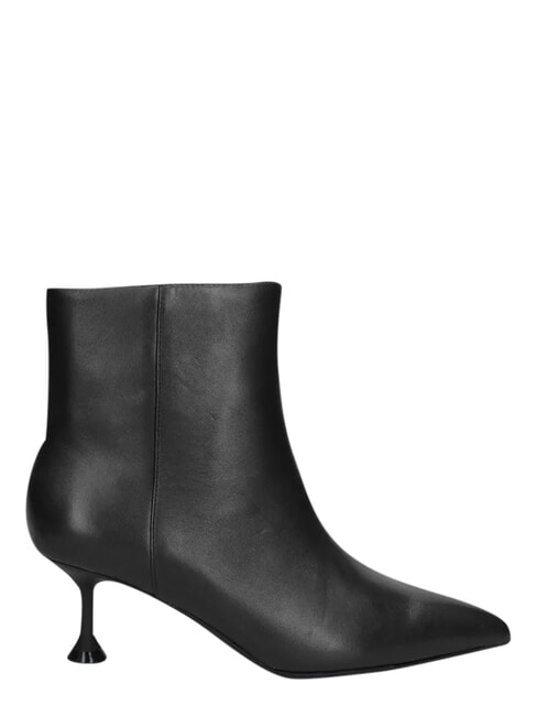 ME25 Stivaletto tacco 6.5, in pelle black - Scarpe Donna
