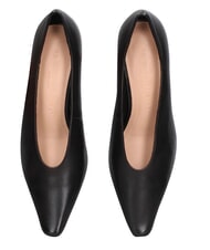 MARC ELLIS ME25 D&eacute;collett&eacute; tacco 6, in pelle black - Scarpe Donna - 6